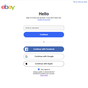 Anleitung eBay Zugangsdaten SW5